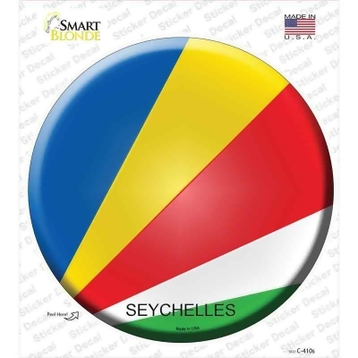 Smart Blonde C-410s Seychelles Country Novelty Circle Decal Sticker 