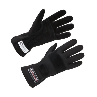 Allstar Performance ALL915016 SFI 3.3-6 Double Layer Racing Gloves, Black - 2XL 