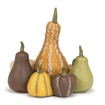 MDR Trading AB-27-GOURD-470-Q01 Group of Round Gourds Figurine, Multi Color 
