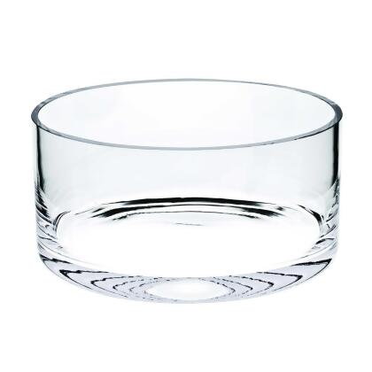 HomeRoots 375719 5.5 in. Mouth Blown Crystal All Purpose Bowl 