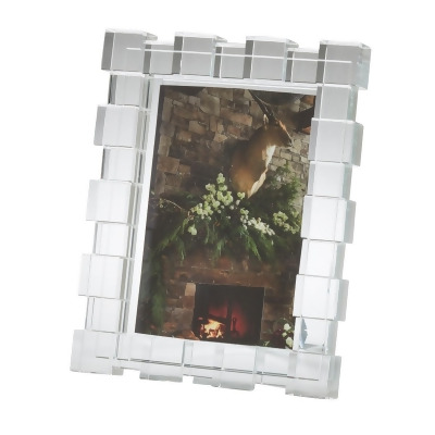 SARO PF144.C57 Crystal Cube Picture Frame Clear 