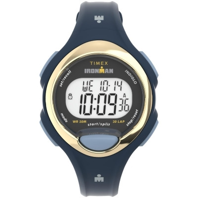 Timex TW2W170009J 34 mm Womens Ironman E30 Watch - Black Strap Digital Dial Black Case 
