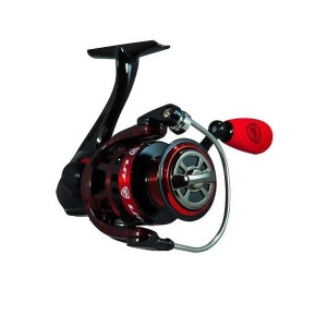 Pbf Lit3000 5.2-1 Red & Black Lit Spinning Reel - All