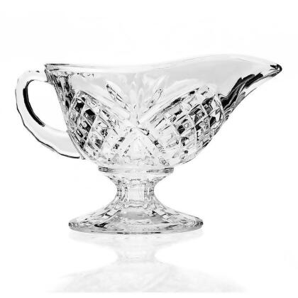 Godinger R4-25936 14 oz Dublin Crystal Gravy Boat 