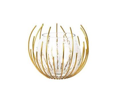 Godinger 99617 Radial Glass Votive & Rose Bowls 