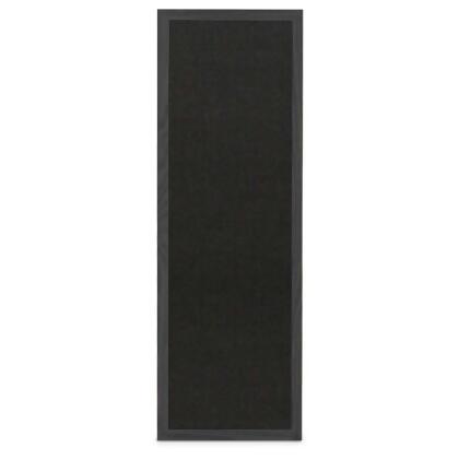 UVP UV6090AK-BLACK-BLACK Black fabric corkboard with black wood frame 12' x 36'