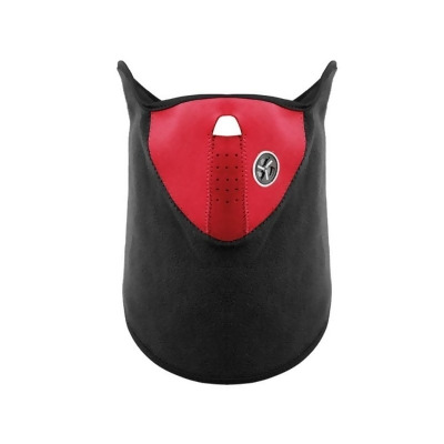 Fresh Fab Finds FFF-Red-GPCT699 Half Face Mask with Breathable Windproof Dustproof Neck Warmer for Bike Motorcycle Racing, Red - Unisex 