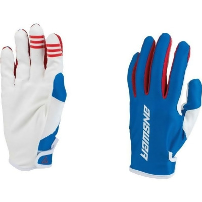 Answer 447845 A23 Ascend Youth MX Offroad Gloves, Red, White & Blue - Medium 