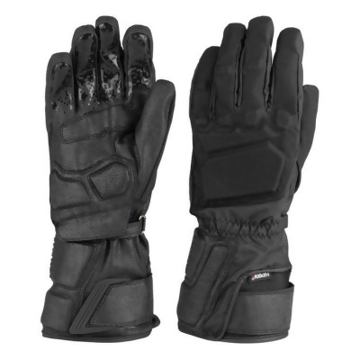 First Gear 527556 Mens Thermodry Long Glove, Black - Small 