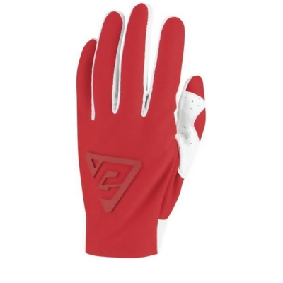 Answer 446551 Aerlite Youth MX Offroad Gloves, Red & White - Extra Large 