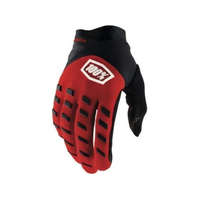 100 Percent 10028-248-13 Airmatic V2 Gloves, Red & Black - Extra Large 