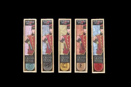 Tour dHorizon KH200 Keyhanger Grand Hotel Fobs - Set of 5