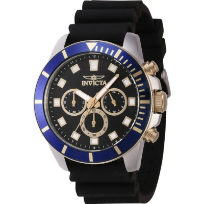Invicta 46082 Pro Diver Quartz Chronograph Black Dial Men Watch 
