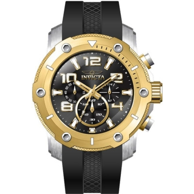 Invicta 45738 Pro Diver Quartz Chronograph Black Dial Men Watch 
