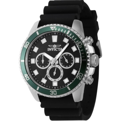 Invicta 46086 Pro Diver Quartz Chronograph Black Dial Men Watch 