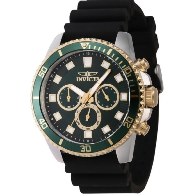 Invicta 46127 Pro Diver Quartz Chronograph Green Dial Men Watch 