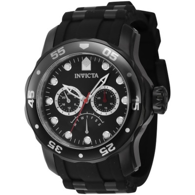 Invicta 46966 Pro Diver Quartz Chronograph Black Dial Men Watch 