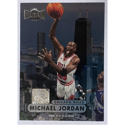 RDB Holdings & Consulting CTBL-038621 No.23 NBA Michael Jordan 1997-1998 Skybox Metal Universe Foil Card - Chicago Bulls-HOF 