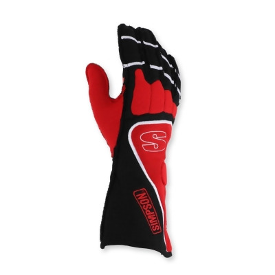 Simpson SIM-DGMR DNA Racing Gloves, Red & Black - Medium 