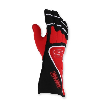Simpson SIM-DGXR DNA Racing Gloves, Red & Black - Extra Large 