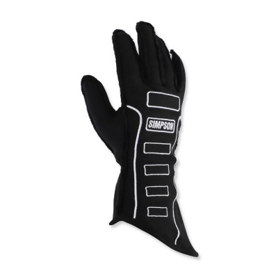 Simpson SIM-21300ZK-O Competitor Gloves, Black - 2XL 