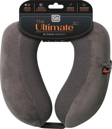 Go Travel 489.301 The Ultimate 3.0 Neck Pillow, Dark Grey