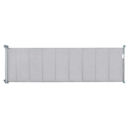 Vevor WZSSMHS110INEEVB7V0 34.2 in. Retractable Baby Gate, Tall Mesh Baby Gate, Extends up to 116.1 in. Wide Retractable Gate for Kids or Pets, Retractable Dog Gates, Gray