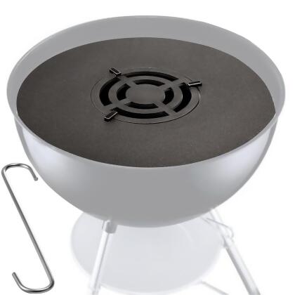 Vevor SKJZJ40YC00000001V0 40 in. Replacement BBQ Grill Griddle Grate, Carbon Steel Griddle Grill with Center Grate for 18 in. Kettle BBQ 
