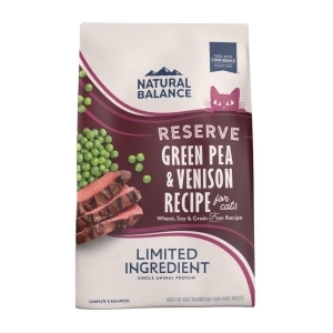 723633014793 8 lbs LID Reserve Dry Cat Food - Green Pea &venison “”BEST IF YOU USED BY 10/30/2025