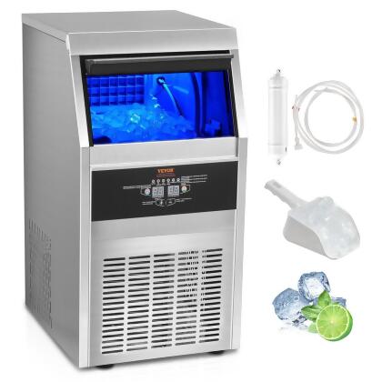 Vevor QSYYTSFBZBJQN5G7LV1 90 lbs Commercial Ice Maker 