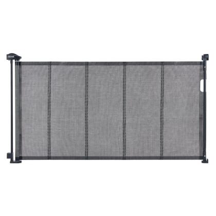 Vevor WZSSMHS55INC638EDV0 34.2 in. Retractable Tall Mesh Baby Gate, Black