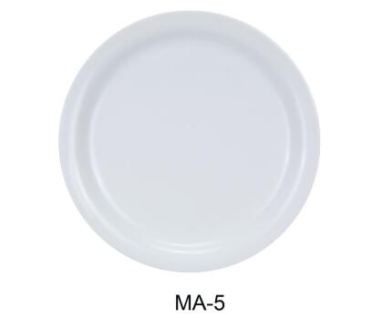 Yanco MA-5 5.5 in. Porcelain Mayor Narrow Rim Bread Plate, Super White - Pack of 36 