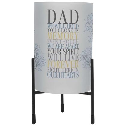 Dicksons HGC92GY Hurricane Candleholder Dad We Hold You 