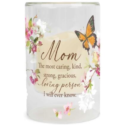 Dicksons GCH-06-17 Candleholder Mom Caring Kind Strong 6in 