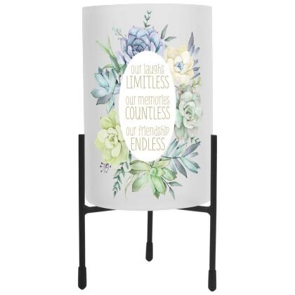 Dicksons HGC91W Hurricane Candleholder Our Laughs 