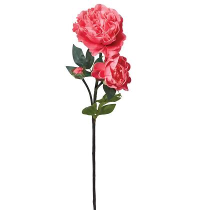 CTW Home Collection 600006 Peony Stem - Pink - Box of 4 