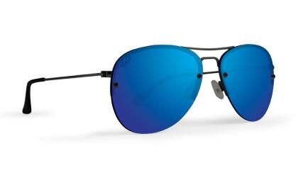 Epoch Eyewear EE6568 Emerson Sunglass with Polarized Blue Mirror Lens - Rose Gold