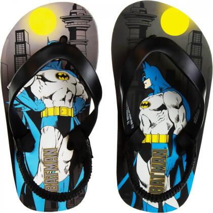 Batman 879911-size7-8 City Sunset Kids Flip Flop Sandals - Size 7-8