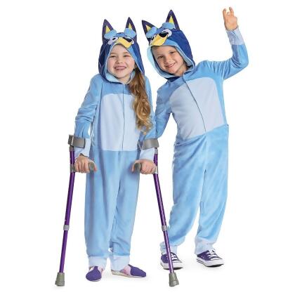 Disguise DG162809M Toddler Bluey Bluey Adaptive Costume, Medium - Size 3T-4T