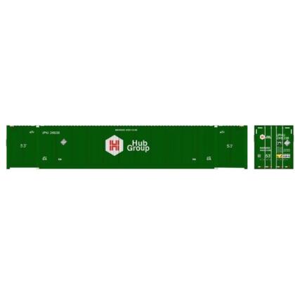 Atlas Track ATL50005954 53 ft. No.1 Jindo & CIMC N Scale Hub Group 53 ft. Containers Set 
