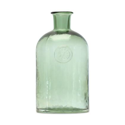 Melrose International 85901DS 5 x 9 in. Decorative Glass Vase, Sage Green 