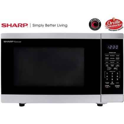 Sharp ZSMC1161KW 1.4 cu. ft. Countertop Microwave Oven with Orville Redenbachers Certified