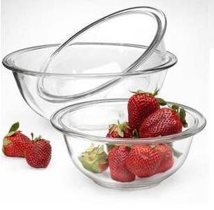 DINNERWARE 6001001 PYREX PREWARE 3pc MIXING BOWL pack of 2 