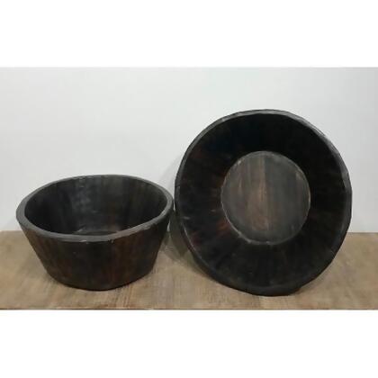 Metrotex Designs 74022 15 x 15 x 7 in. Dough Bowls - Set of 2 