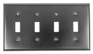 Acorn AW4BP 0314 4-Toggle Switch Plate 
