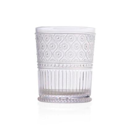 Godinger 64989 Claro Acrylic Double Old Fashioned Glass - Clear 