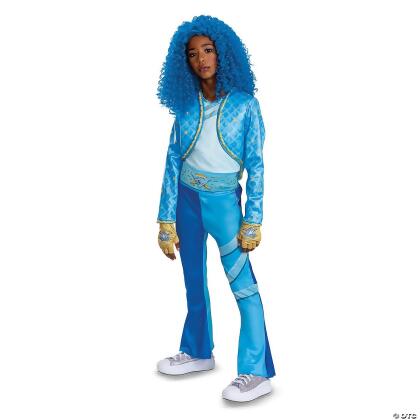 Disguise DG166109L Girls Deluxe Disneys Descendants 4 the Rise of Red Chloe Charming Costume - Small 4-6