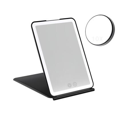 Bene 3PX-LEDMRRMG Bene Fold N Go Compact Travel Mirror With LED Light & Magnifier 