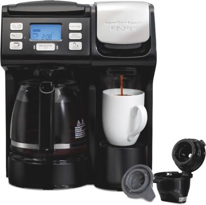 Hamilton Beach 49902G-CP FlexBrew Trio K-Cup & 12-Cup Single Serve Coffee Maker, Black