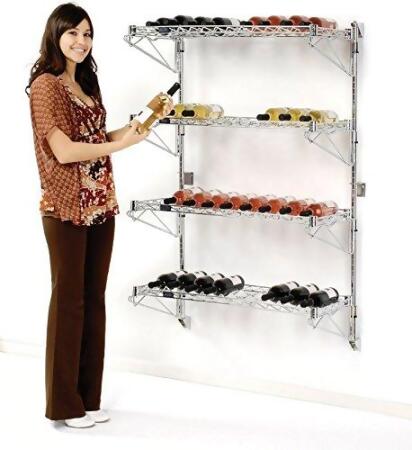 Nexel Industries WS4826C 26 Bottle Cradle Wine Shelf - 14 x 48 x 34 in. 